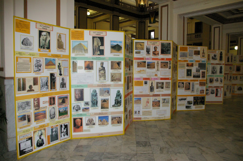 Information display at License Collector's Black History Month celebration 2011