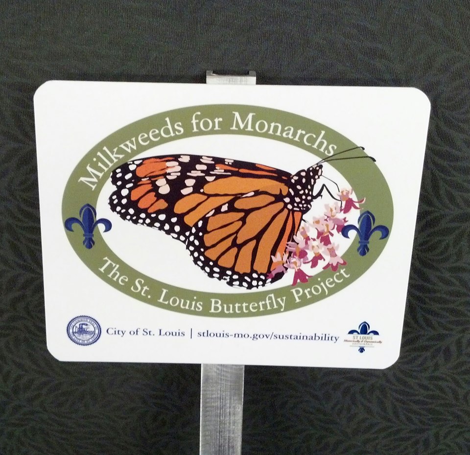 Milkweeds for Monarchs Garden Sign