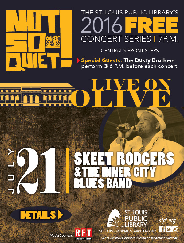 Flyer for July 2016 Not So Quiet Concert