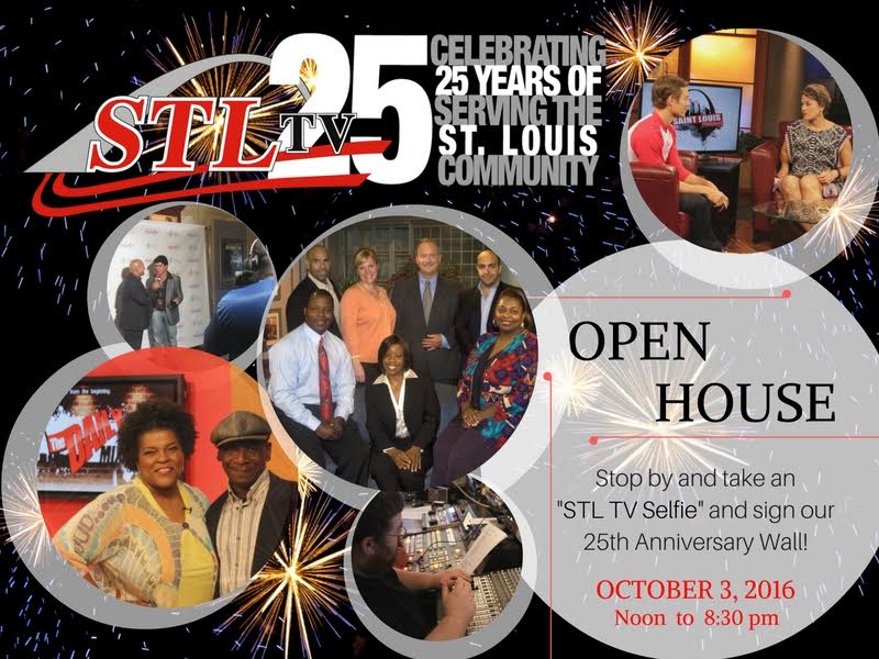 Flyer for STL TV Open House on Oct 3 2016