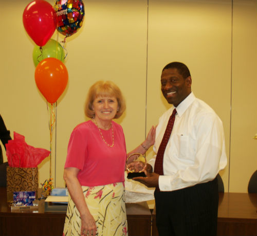 Shirley Roland with Rodney Crim