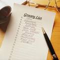 grocery list