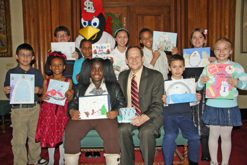 2011 Holiday Card Design Contest winners, photo by Gentry Trotter 