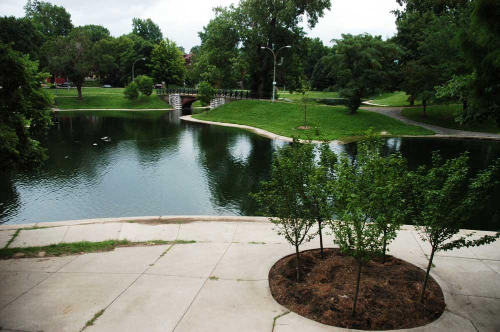 Benton Park Lake Benton Park City of St. Louis Parks